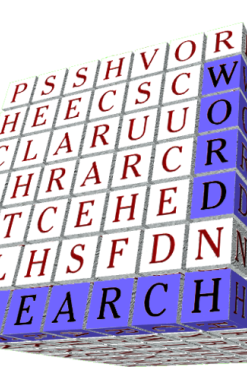 Word Search Cubes