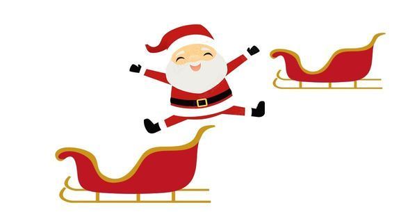 Sleigh Ride Surfin' Santa