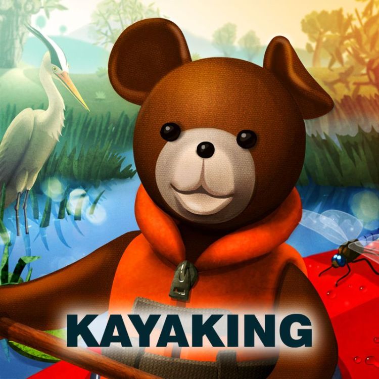Teddy Floppy Ear: Kayaking