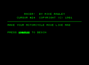 Racer!