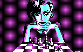 Toledo Atomchess with CGA graphics