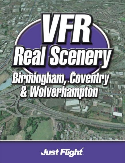 VFR Real Scenery: Birmingham, Coventry & Wolverhampton