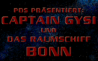 Captain Gysi und das Raumschiff Bonn