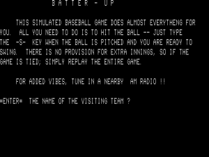 Batter Up