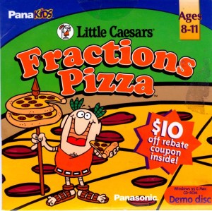 Little Caesars Fractions Pizza