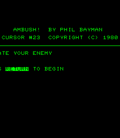 Ambush!