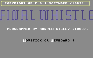 Final Whistle