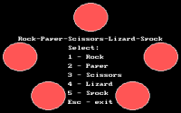 Rock, Paper, Scissors, Lizard, Spock