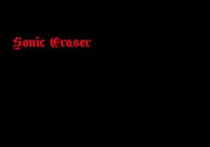 Sonic Eraser