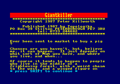 Giant Killer