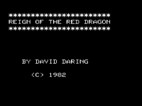 Demon Venture: Reign of the Red Dragon