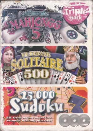 Triple Pack: Ultimate Mahjongg 5 / Ultimate Solitaire 500 / 25,000 Sudoku
