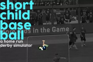 Short Child Baseball Simulator