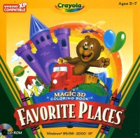 Crayola Magic 3D Colouring Book: Favourite Places