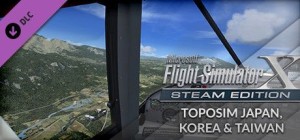 Microsoft Flight Simulator X: Steam Edition - Toposim Japan, Korea & Taiwan Add-On