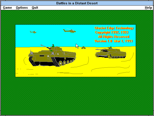 Battles in a Distant Desert