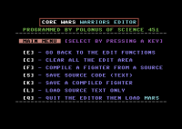 Core Wars: Warriors Editor