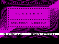 Algebraf: Krzyżówka Liczbowa