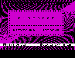 Algebraf: Krzyżówka Liczbowa