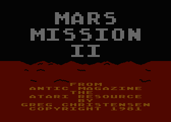 Mars Mission II