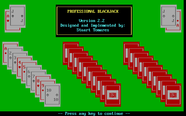 Professional Blackjack