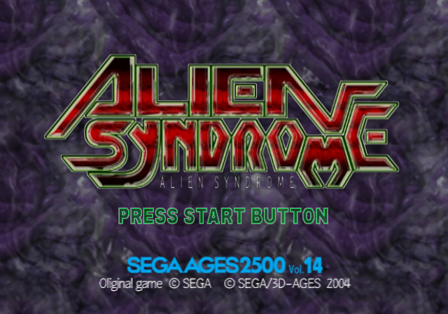 Sega Ages 2500: Vol.14 - Alien Syndrome