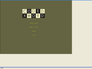Coded X-Word