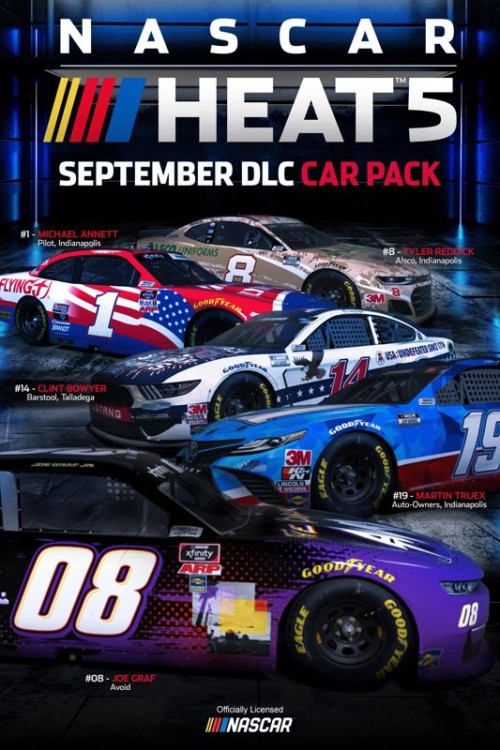 NASCAR Heat 5: September DLC Car Pack
