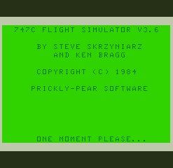 747C Flight Simulator