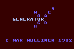 Word Search Generator