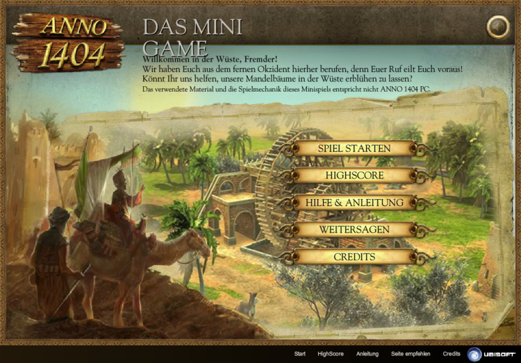 Anno 1404 Minigame