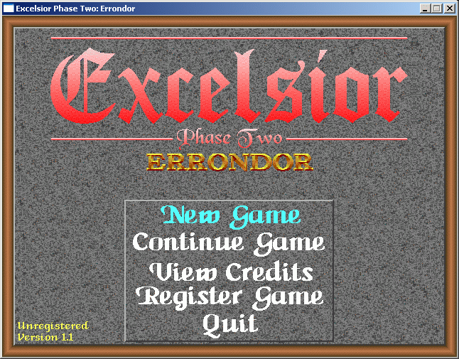 Excelsior Phase Two: Errondor
