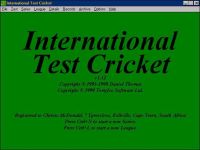 International Test Cricket