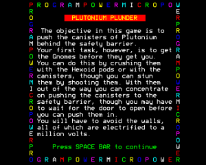 Plutonium Plunder