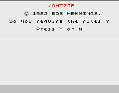 Yahtzie
