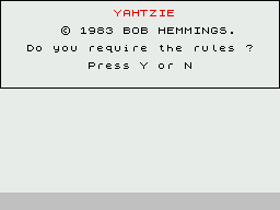 Yahtzie