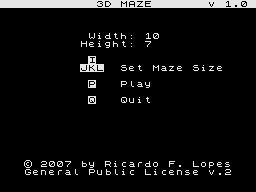 3D Maze