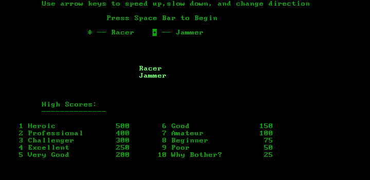 Racer Jammer