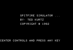 Spitfire Simulator