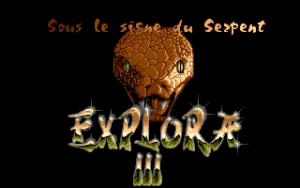 Explora III: Sous le signe du serpent