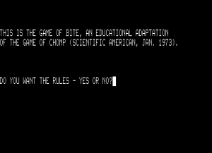 The Game of Chomp