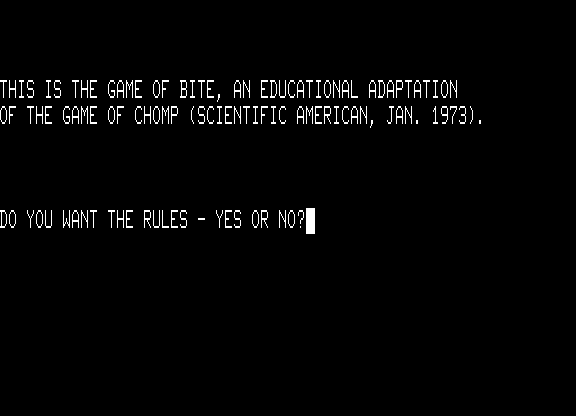 The Game of Chomp