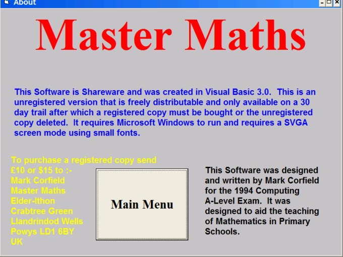 Master Maths