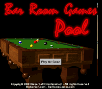 Bar Room Games: Pool