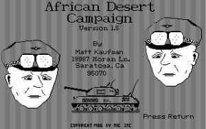 African Desert Campaign