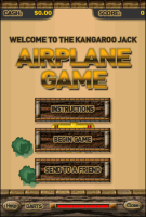 Kangaroo Jack Airplane Game