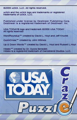 USA Today: Puzzle Craze