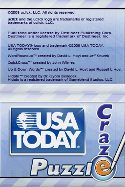 USA Today: Puzzle Craze