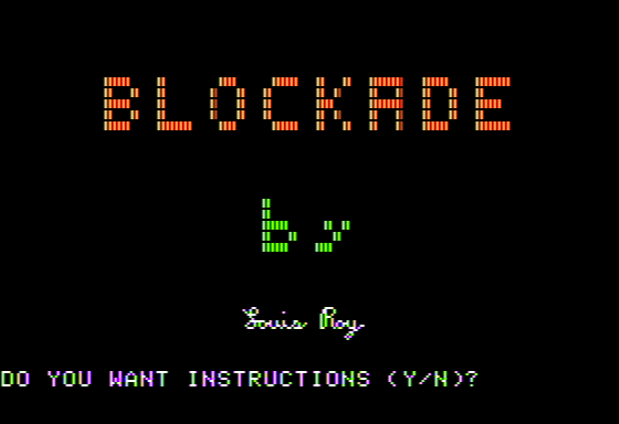 Blockade