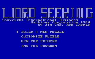 Word Seeking